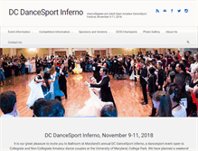 Tablet Screenshot of dcdancesportinferno.com